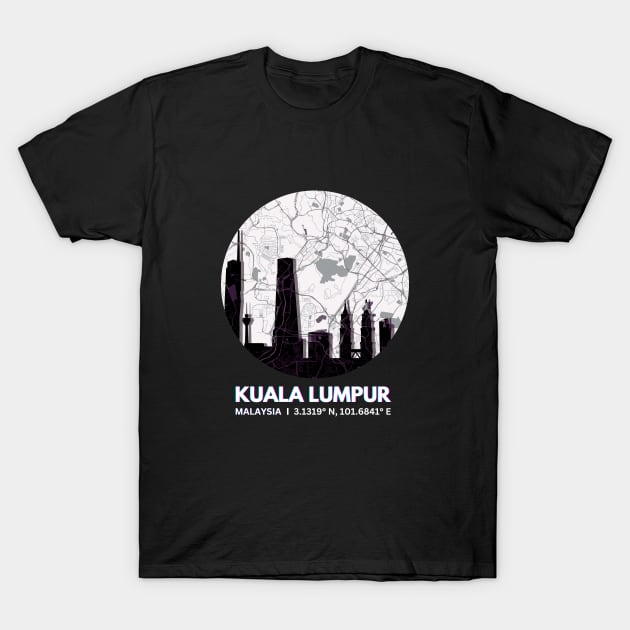 KL Malaysia V1, Next Travel Destination T-Shirt by UnRT